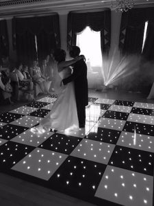 Black White Starlight Dance Floor Hire Hire Black White