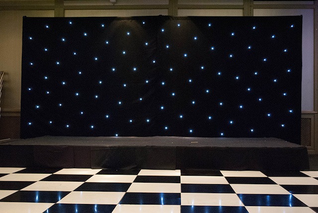 Black Starcloth – Twinkly Backdrop Black Starcloth – Twinkly Backdrop