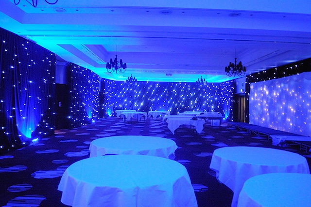 Black Starcloth – Twinkly Backdrop