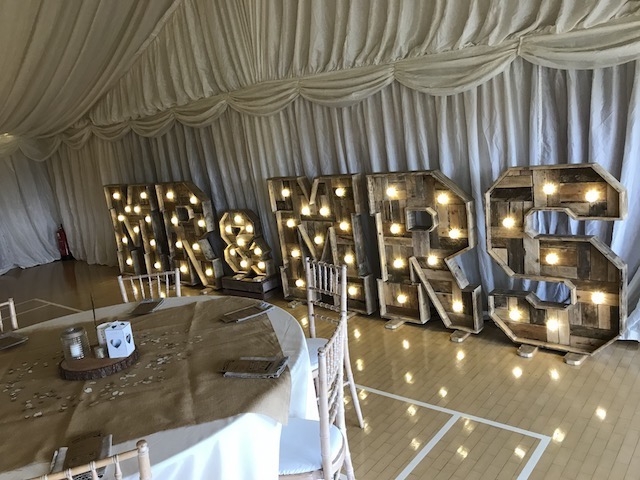 Rustic Light Up Letters Rustic Light Up Letters