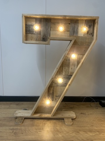 Rustic Light Up Numbers Hire Rustic Light Up Numbers Hire
