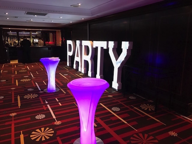 LED Poseur Tables