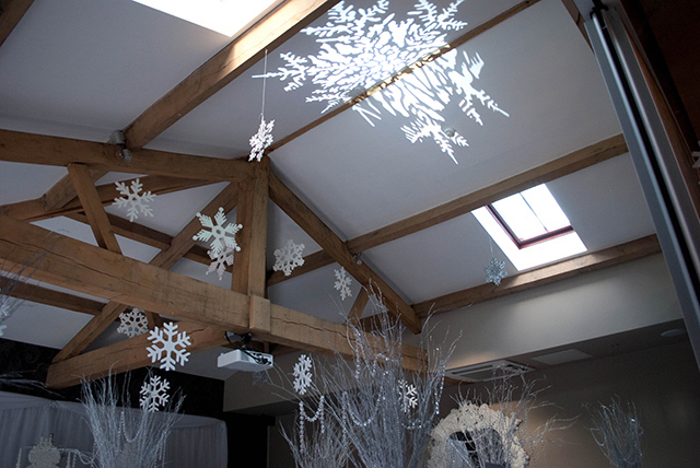 Snow Flake Projection Hire